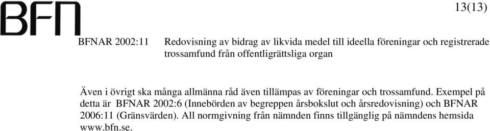 föreningar och trossamfund.