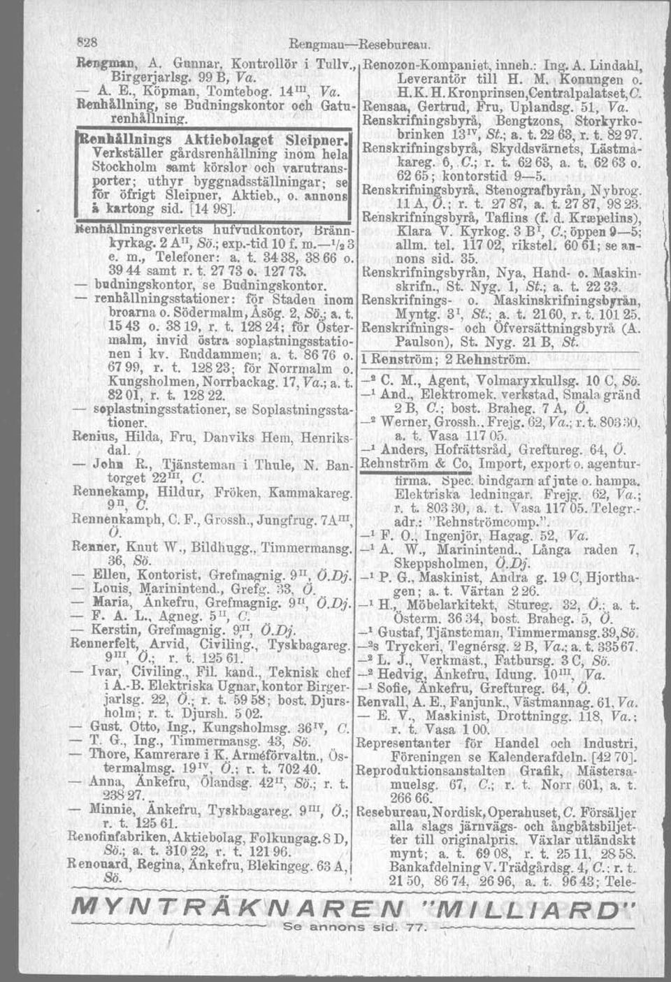 Akti b 1 t SI i brinken 13lv, St.; a. t. 22 63, r. t. 8297. D!.1mgs e ~ ~e. e pner, Renskrifningsbyrå, Skyddsvärnets, Lästrna- Verbtaller gardsr~nhallnmg inom hela kareg, 6,. C.; r. t. 6263, a. t. 6263 o.