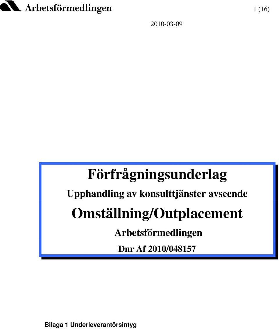 Omställning/Outplacement