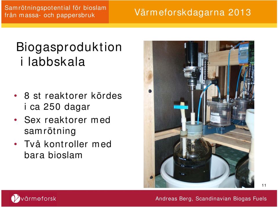 dagar Sex reaktorer med