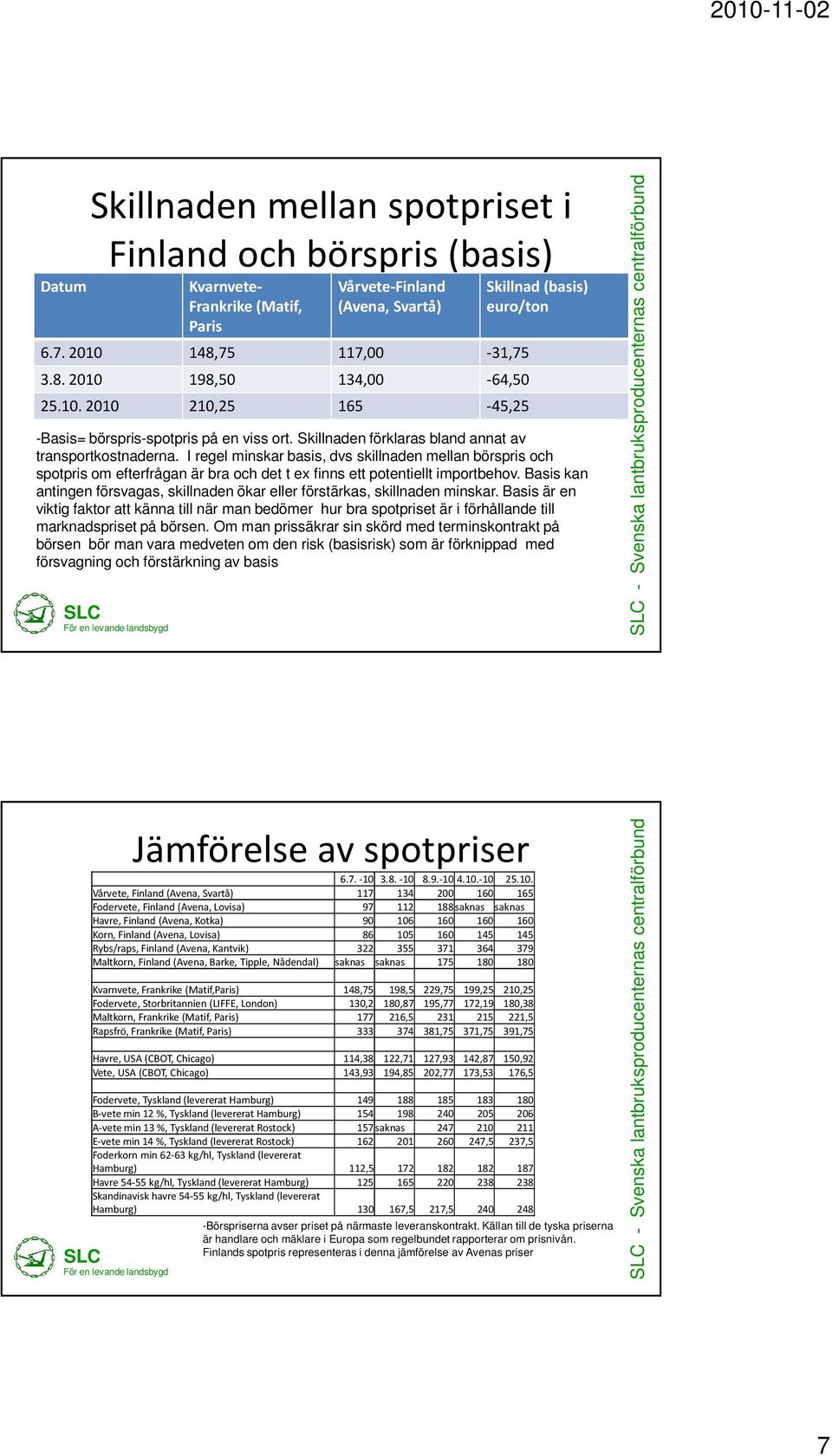 Basis kan antingen försvagas, skillnaden ökar eller förstärkas, skillnaden minskar.