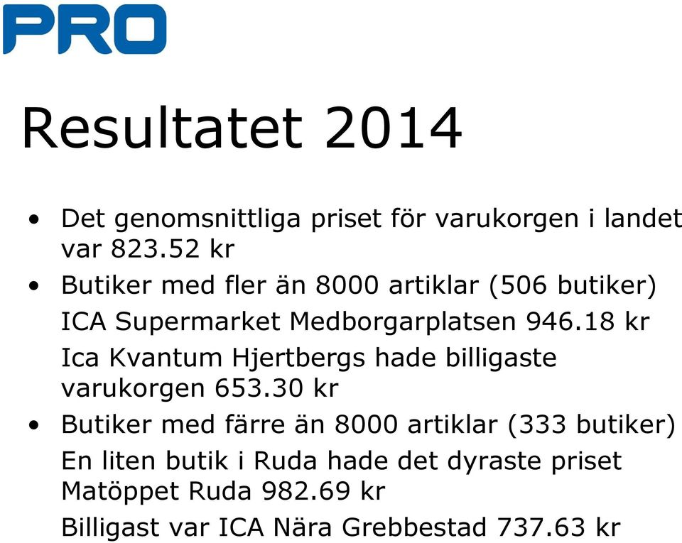 18 kr Ica Kvantum Hjertbergs hade billigaste varukorgen 653.