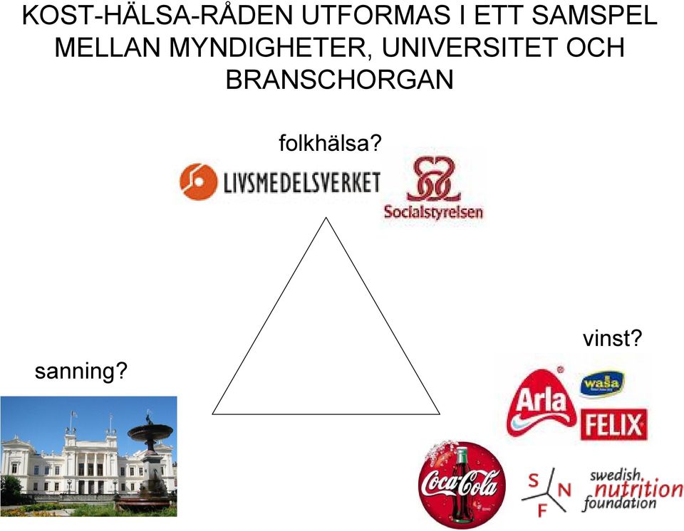 MYNDIGHETER, UNIVERSITET OCH