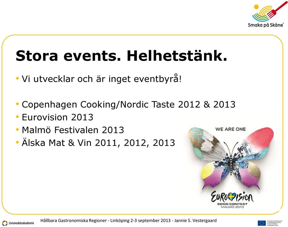 Copenhagen Cooking/Nordic Taste 2012 & 2013
