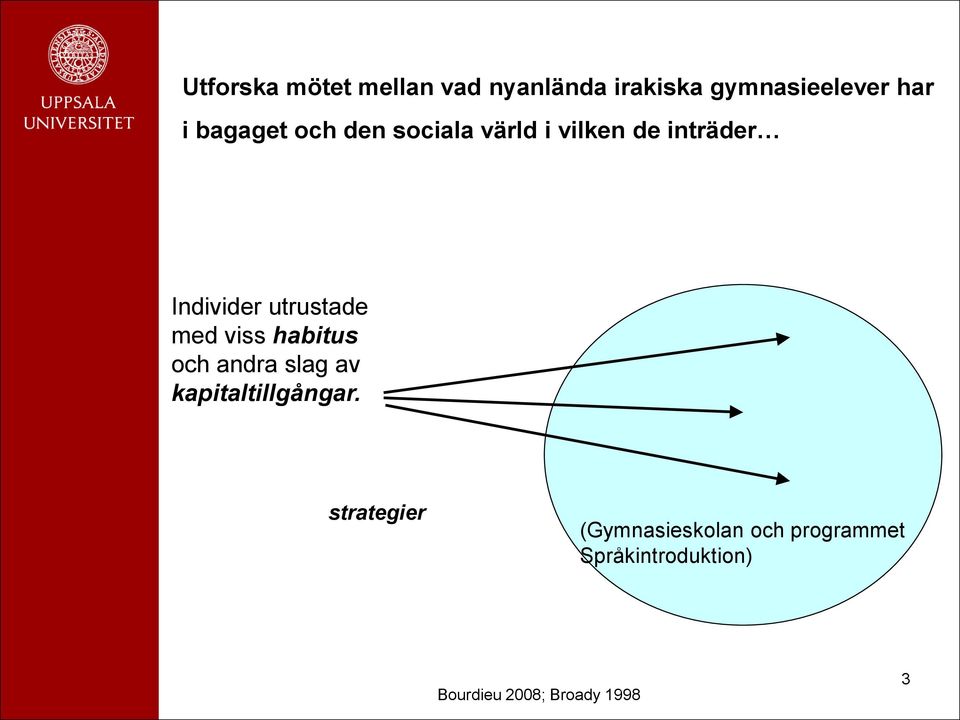 utrustade med viss habitus och andra slag av kapitaltillgångar.