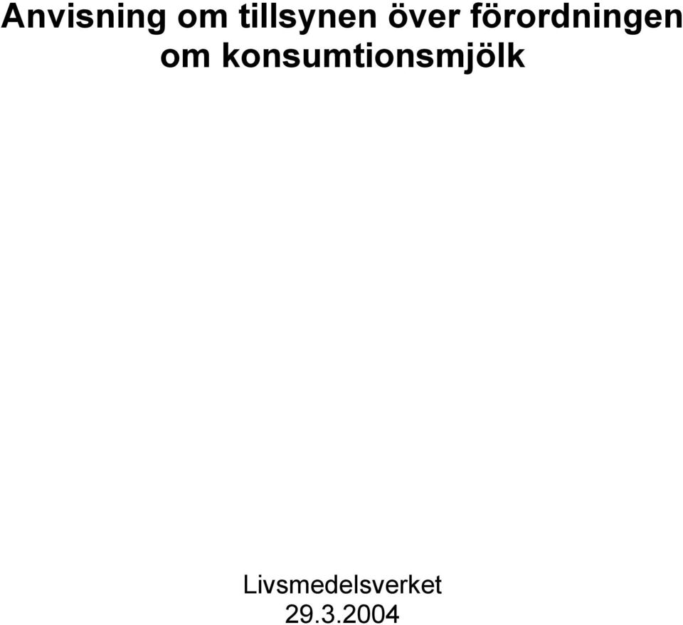 förordningen om