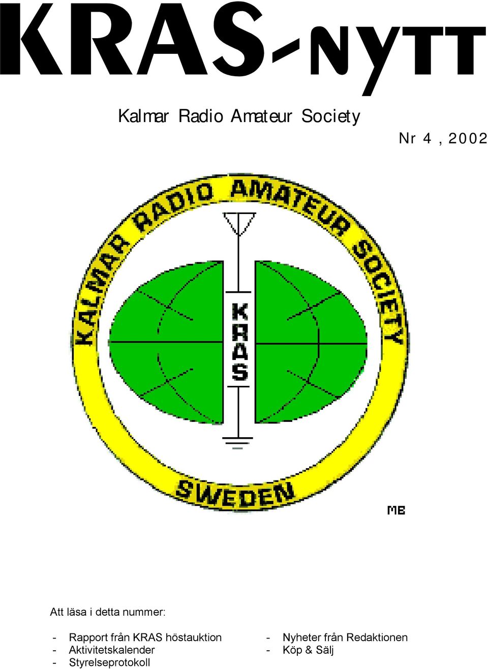 höstauktion - Aktivitetskalender -