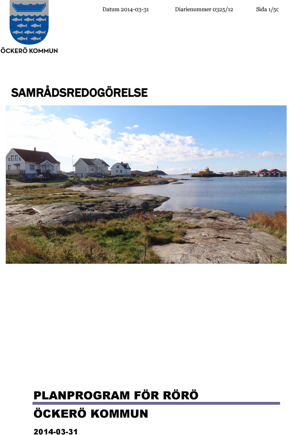 1/50 SAMRÅDSREDOGÖRELSE