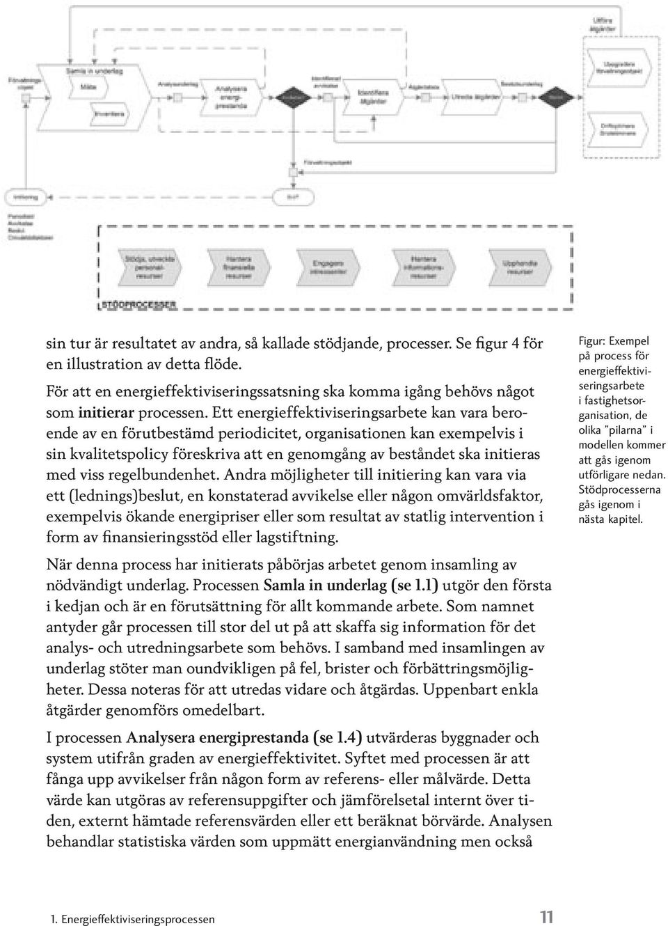 Ett energieffektiviseringsarbete kan vara beroende av en förutbestämd periodicitet, organisationen kan exempelvis i sin kvalitetspolicy föreskriva att en genomgång av beståndet ska initieras med viss