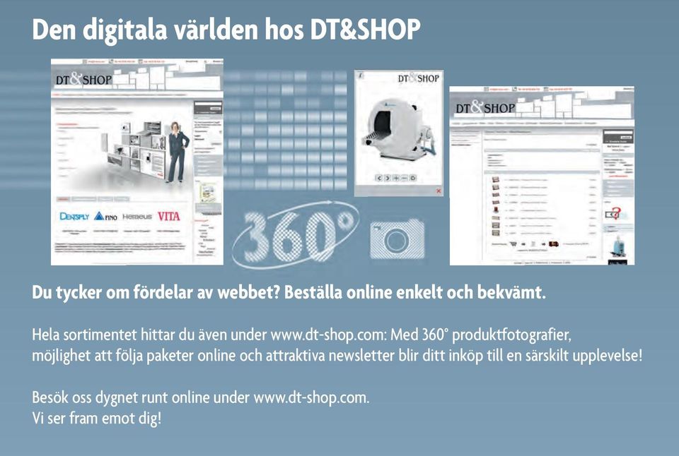 com: Med 360 produktfotografier, möjlighet att följa paketer online och attraktiva