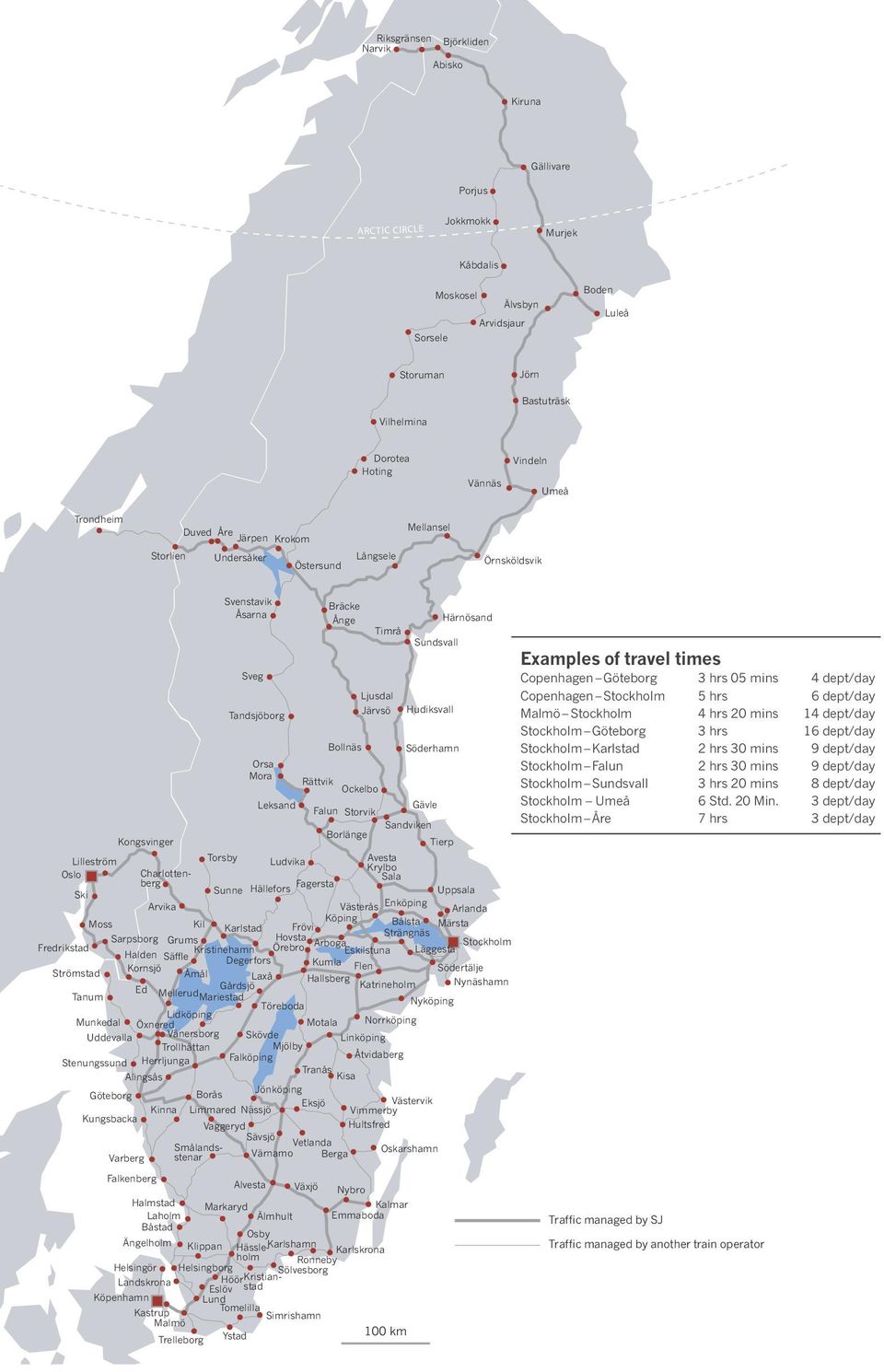 Järvsö Hudiksvall Bollnäs Söderhamn Orsa Mora Rättvik Ockelbo Leksand Falun Storvik Gävle Sandviken Borlänge Tierp Härnösand Falkenberg Alvesta Växjö Nybro Halmstad Markaryd Kalmar Laholm Älmhult