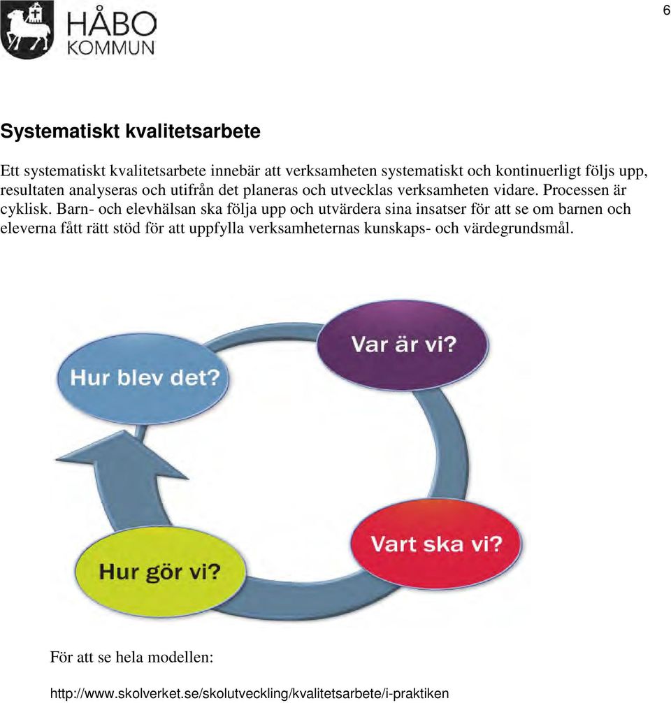 Barn- och elevhälsan ska följa upp och utvärdera sina insatser för att se om barnen och eleverna fått rätt stöd för att