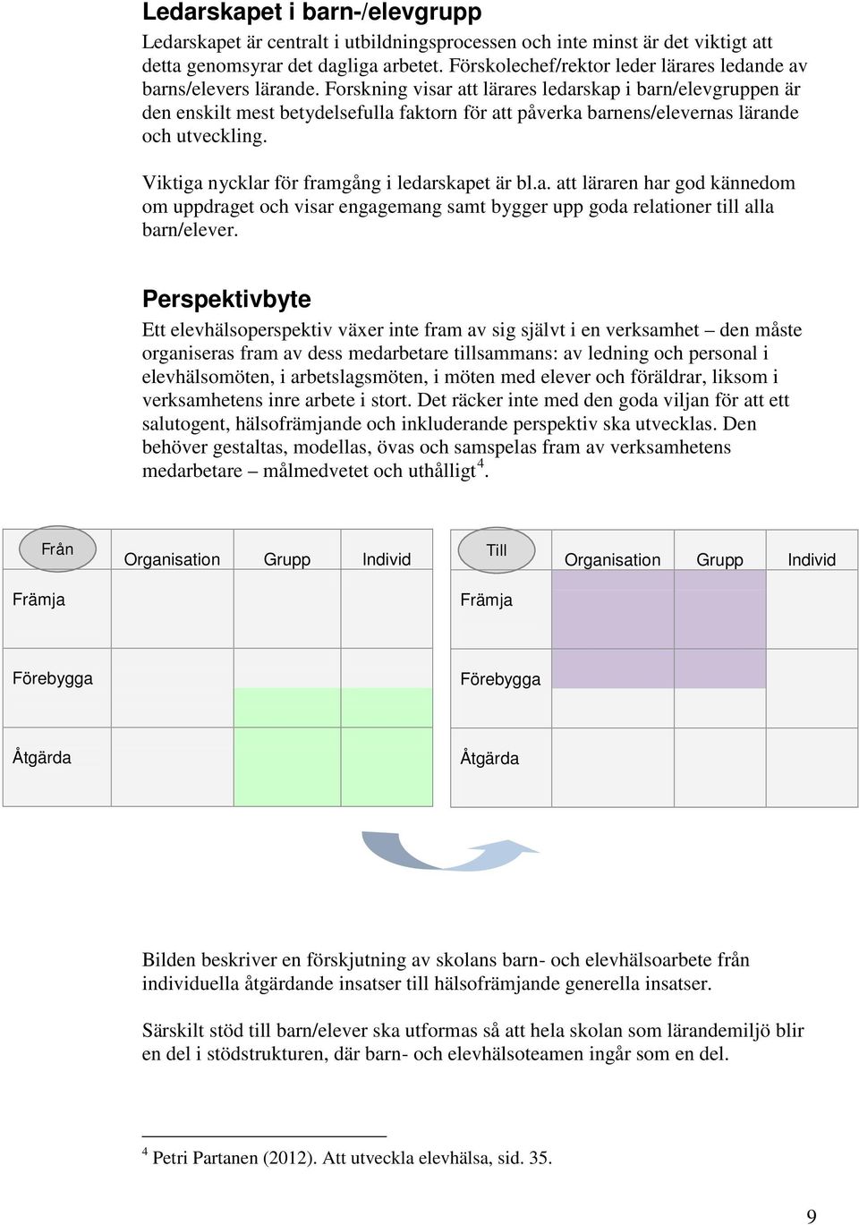 Forskning visar att lärares ledarskap i barn/elevgruppen är den enskilt mest betydelsefulla faktorn för att påverka barnens/elevernas lärande och utveckling.