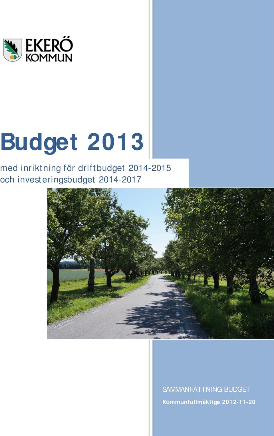 investeringsbudget 2014-2017