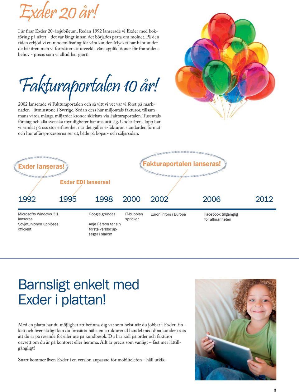 Fakturaportalen 10 år! 2002 lanserade vi Fakturaportalen och så vitt vi vet var vi först på marknaden - åtminstone i Sverige.