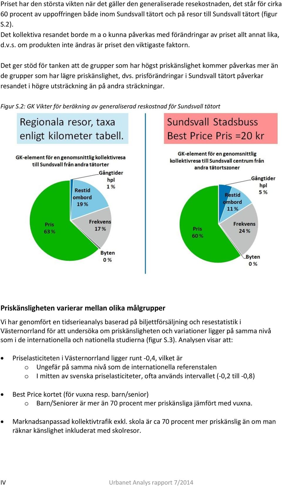 Det ger stöd för tanken att de grupper som har högst priskänslighet kommer påverkas mer än de grupper som har lägre priskänslighet, dvs.