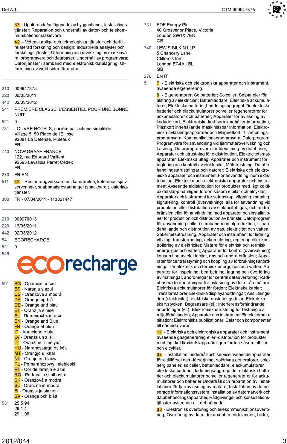 databaser; Underhåll av programvara; Datortjänster i samband med elektronisk datalagring; Utformning av webbsidor för andra.