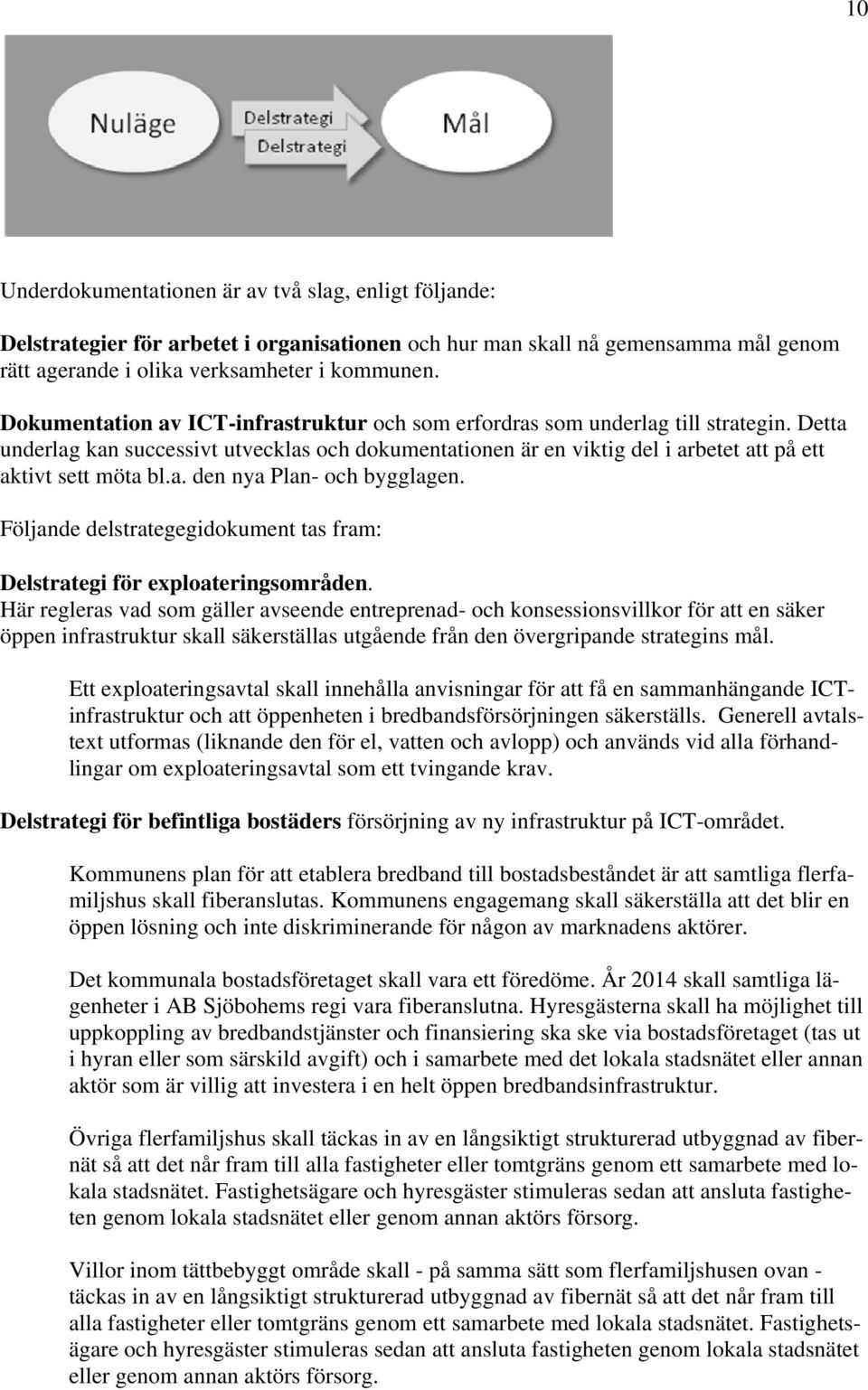 a. den nya Plan- och bygglagen. Följande delstrategegidokument tas fram: Delstrategi för exploateringsområden.