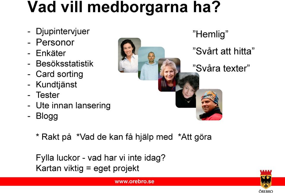 Kundtjänst - Tester - Ute innan lansering - Blogg Hemlig Svårt att hitta