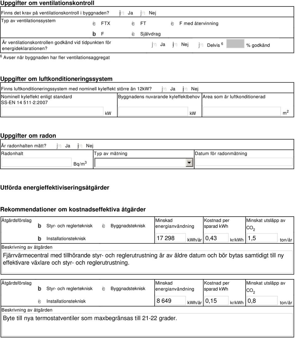 nominell kyleffekt större än 12kW?