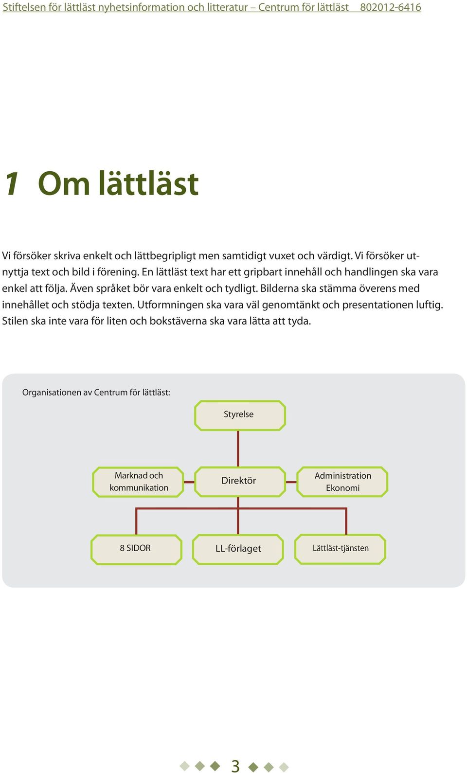 Bilderna ska stämma överens med innehållet och stödja texten. Utformningen ska vara väl genomtänkt och presentationen luftig.