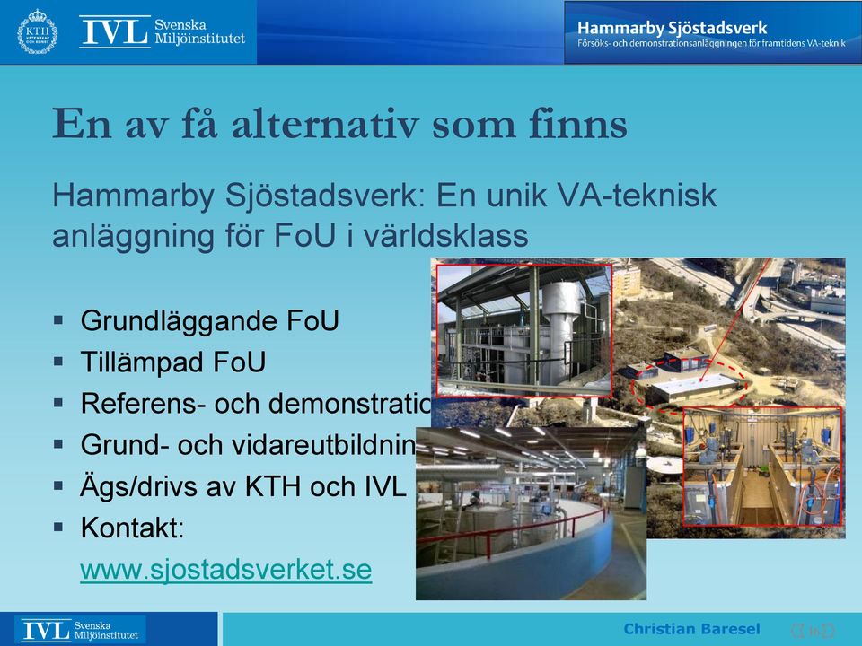 Tillämpad FoU Referens- och demonstrationsanläggning Grund- och