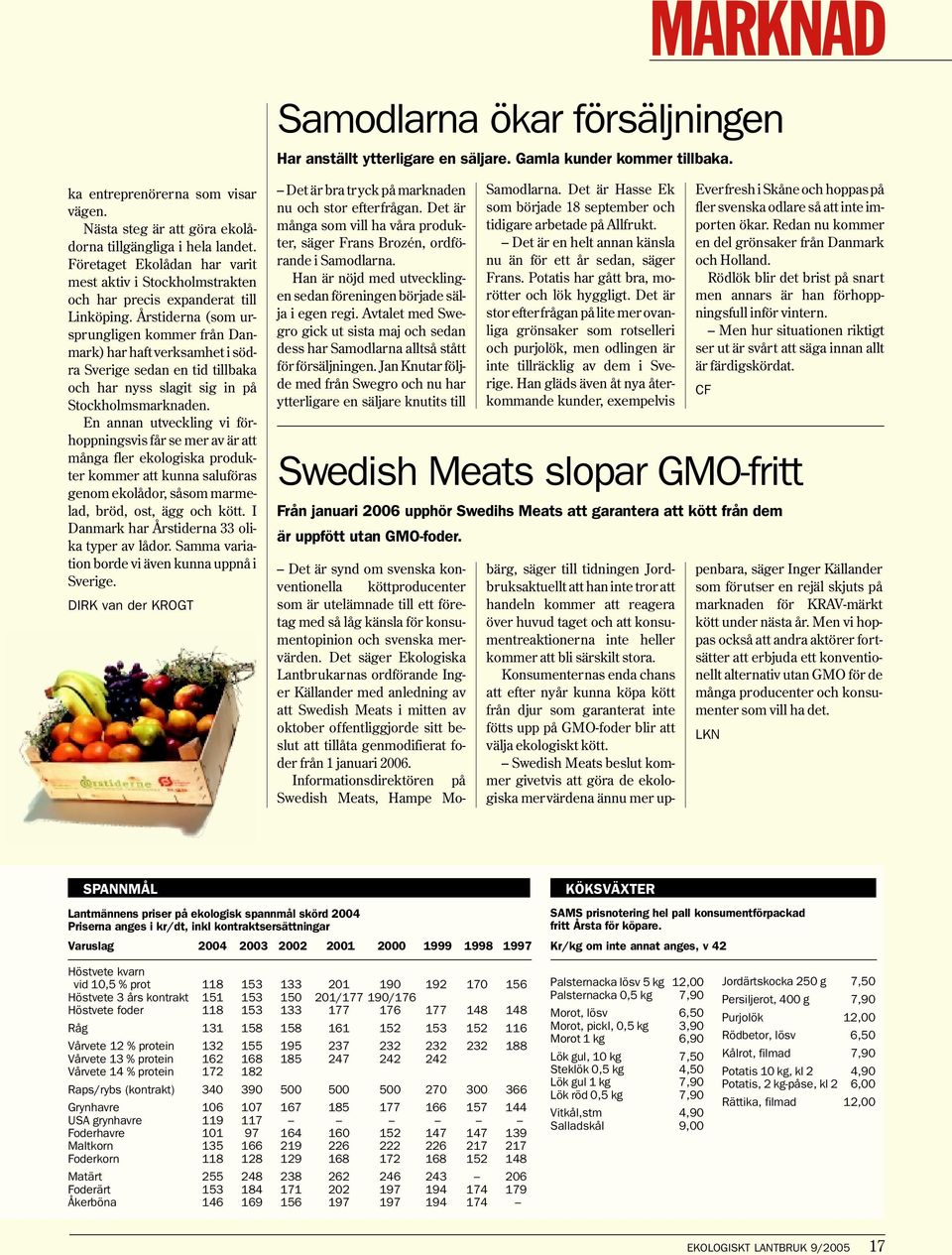 Årstiderna (som ursprungligen kommer från Danmark) har haft verksamhet i södra Sverige sedan en tid tillbaka och har nyss slagit sig in på Stockholmsmarknaden.