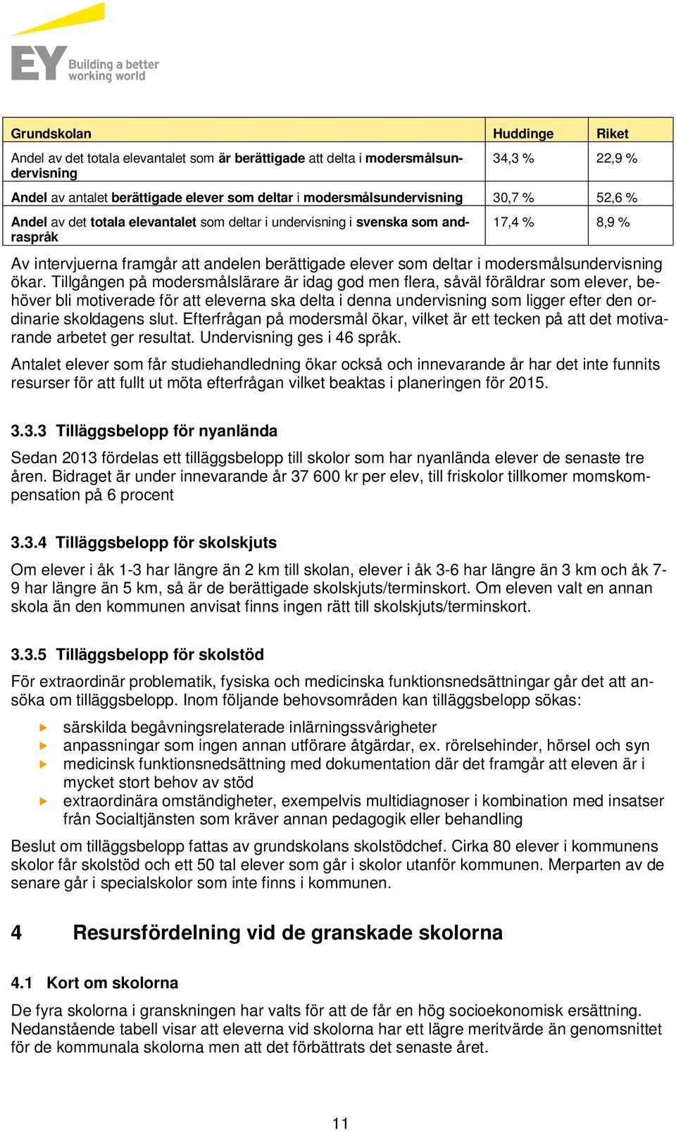 modersmålsundervisning ökar.