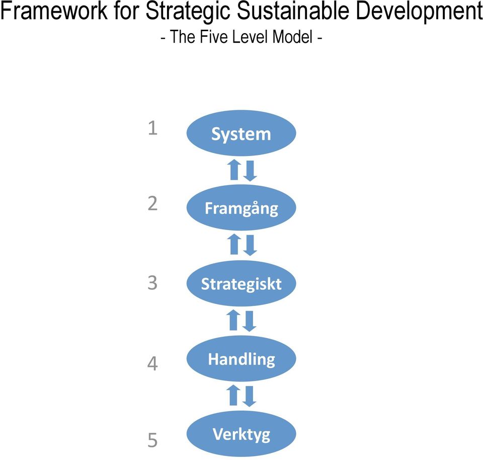 Five Level Model - 1 System 2