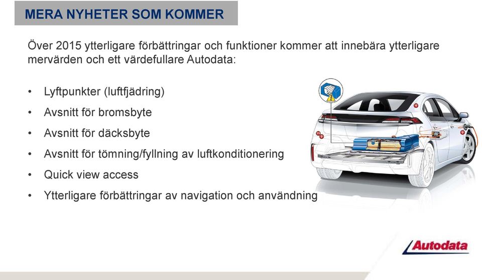 (luftfjädring) Avsnitt för bromsbyte Avsnitt för däcksbyte Avsnitt för