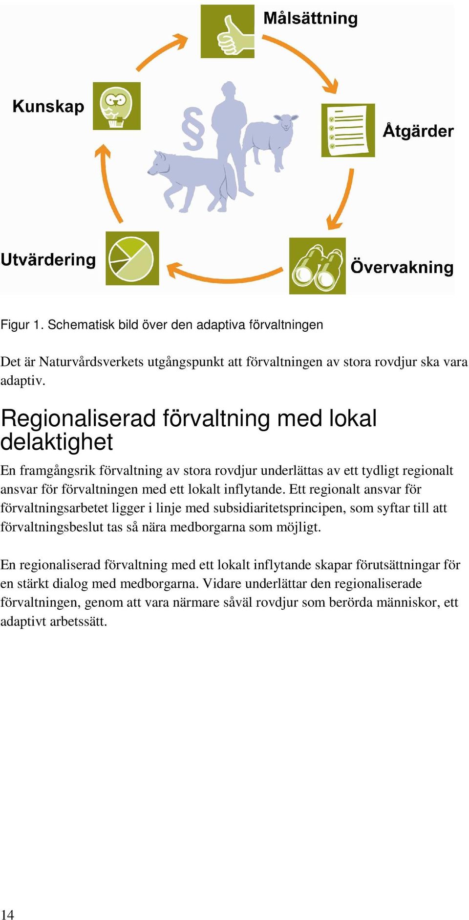 Ett regionalt ansvar för förvaltningsarbetet ligger i linje med subsidiaritetsprincipen, som syftar till att förvaltningsbeslut tas så nära medborgarna som möjligt.