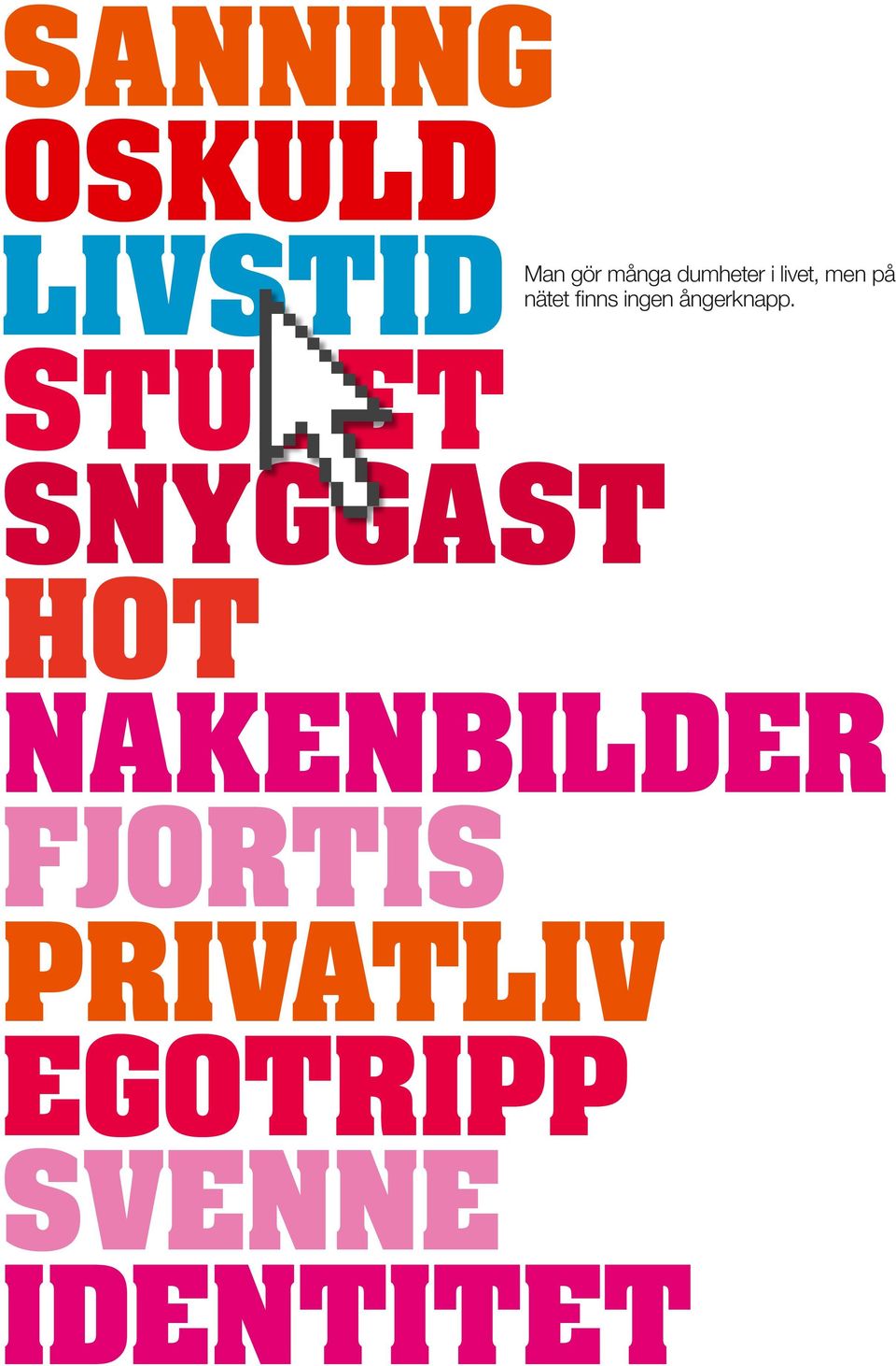 ingen ångerknapp.