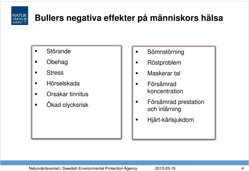 olycksrisk Sömnstörning Röstproblem Maskerar tal