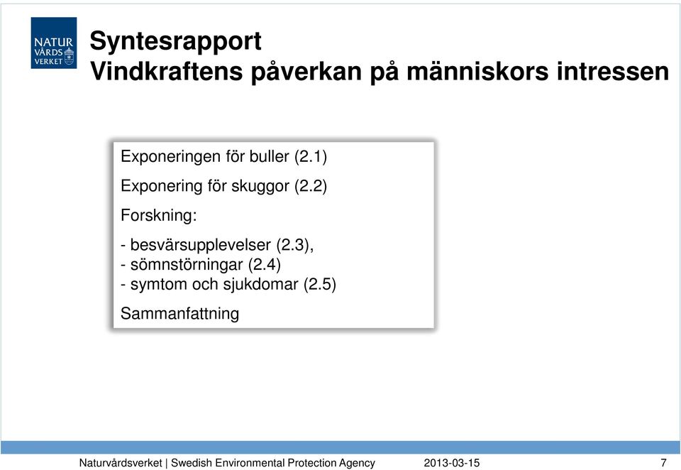 1) Exponering för skuggor (2.