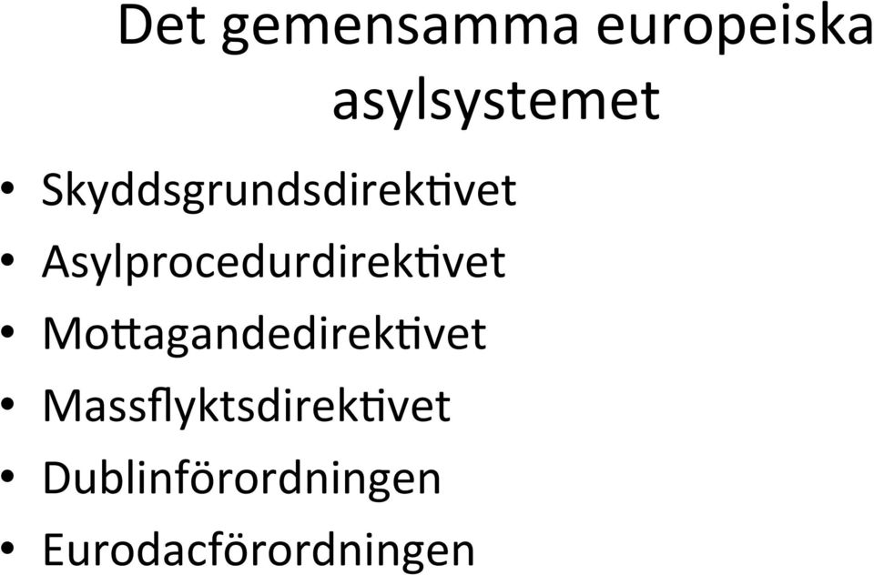 Asylprocedurdirek<vet