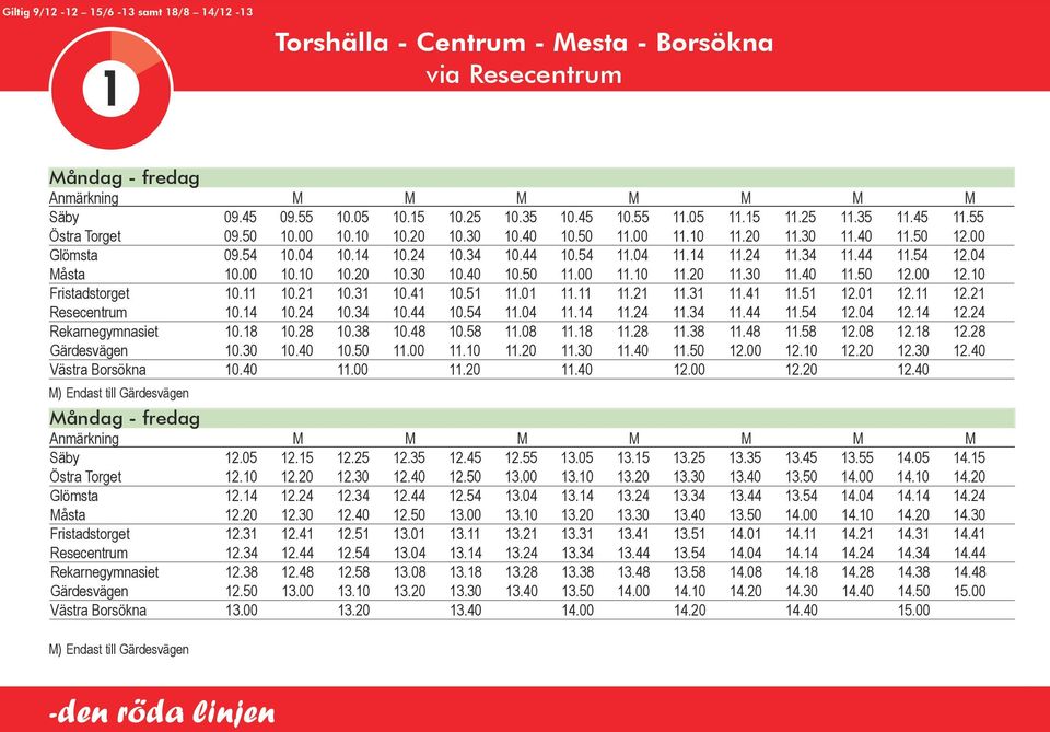 10 Fristadstorget 10.11 10.21 10.31 10.41 10.51 11.01 11.11 11.21 11.31 11.41 11.51 12.01 12.11 12.21 Resecentrum 10.14 10.24 10.34 10.44 10.54 11.04 11.14 11.24 11.34 11.44 11.54 12.04 12.14 12.