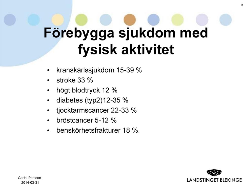 12 % diabetes (typ2)12-35 % tjocktarmscancer 22-33 %