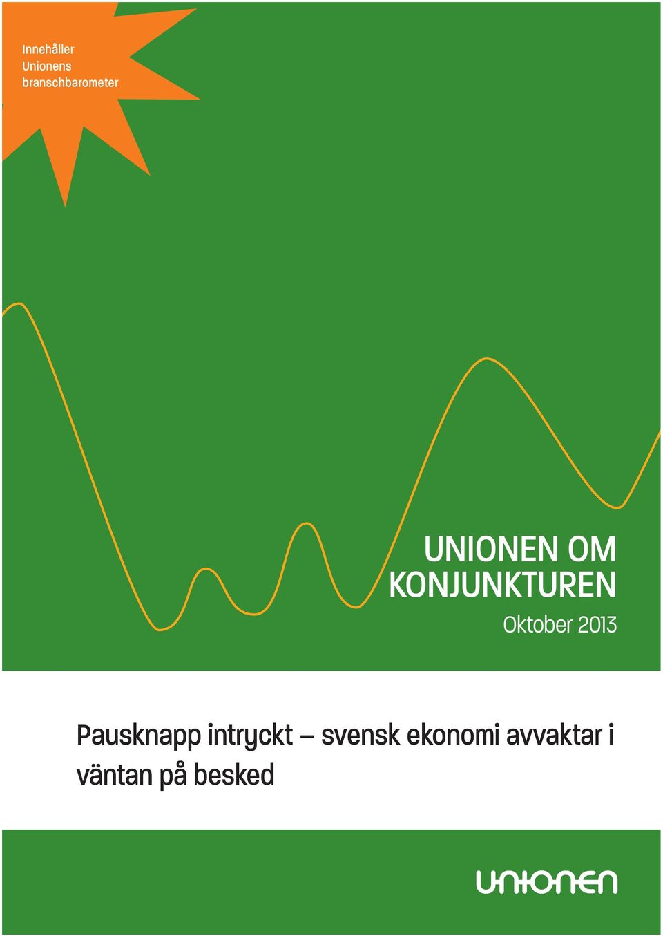 konjunkturen Oktober 2013