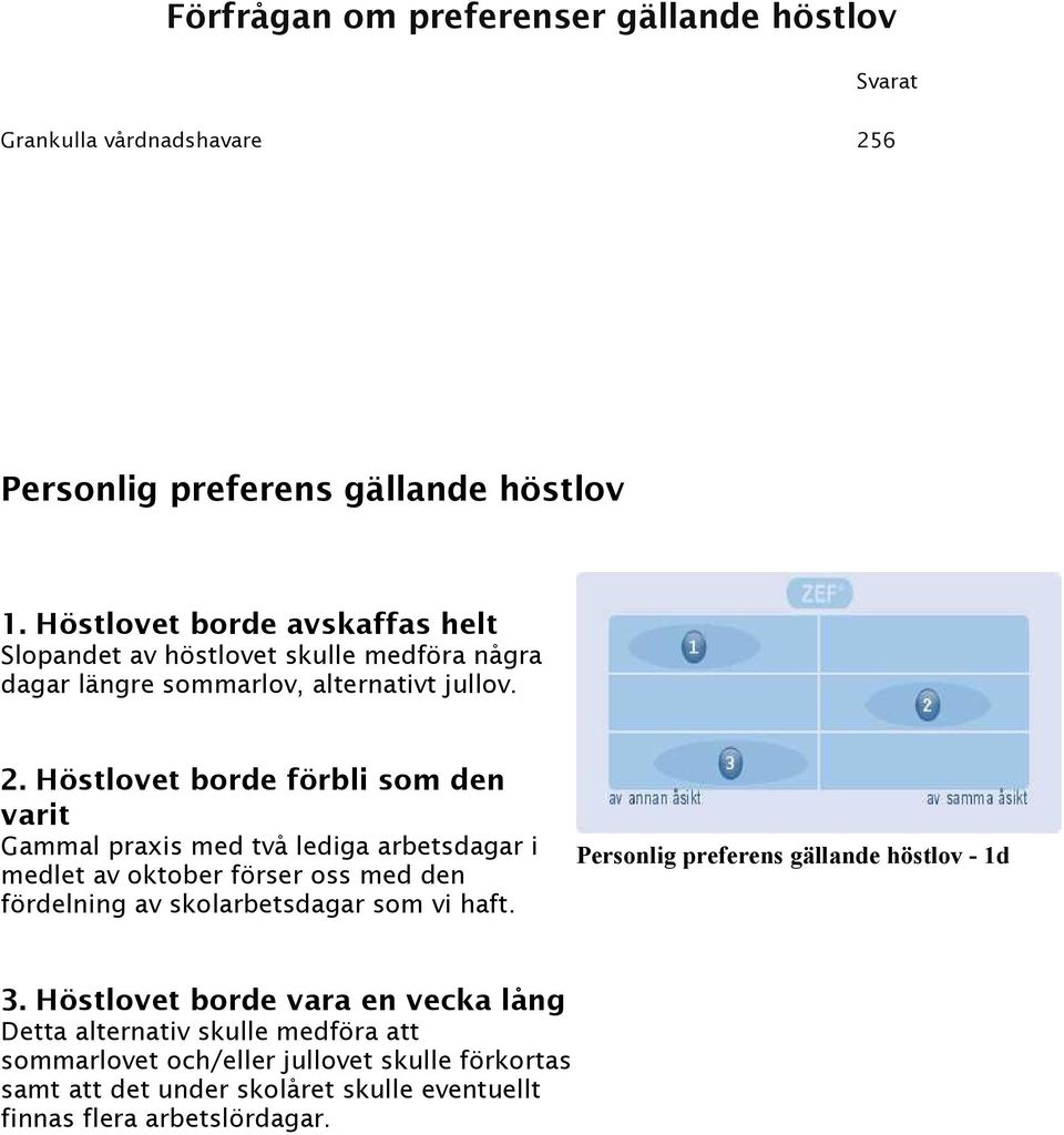 Höstlovet borde förbli som den varit Gammal praxis med två lediga arbetsdagar i medlet av oktober förser oss med den fördelning av skolarbetsdagar som vi haft.