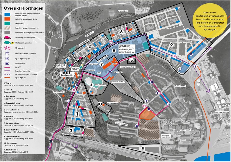 Hyrcykelställ 6 EN Planerade ej färdigstuderade kvarter 2 cen, mu