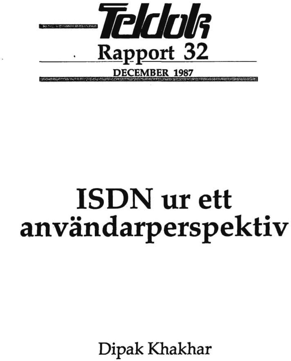 1987 ISDN ur ett