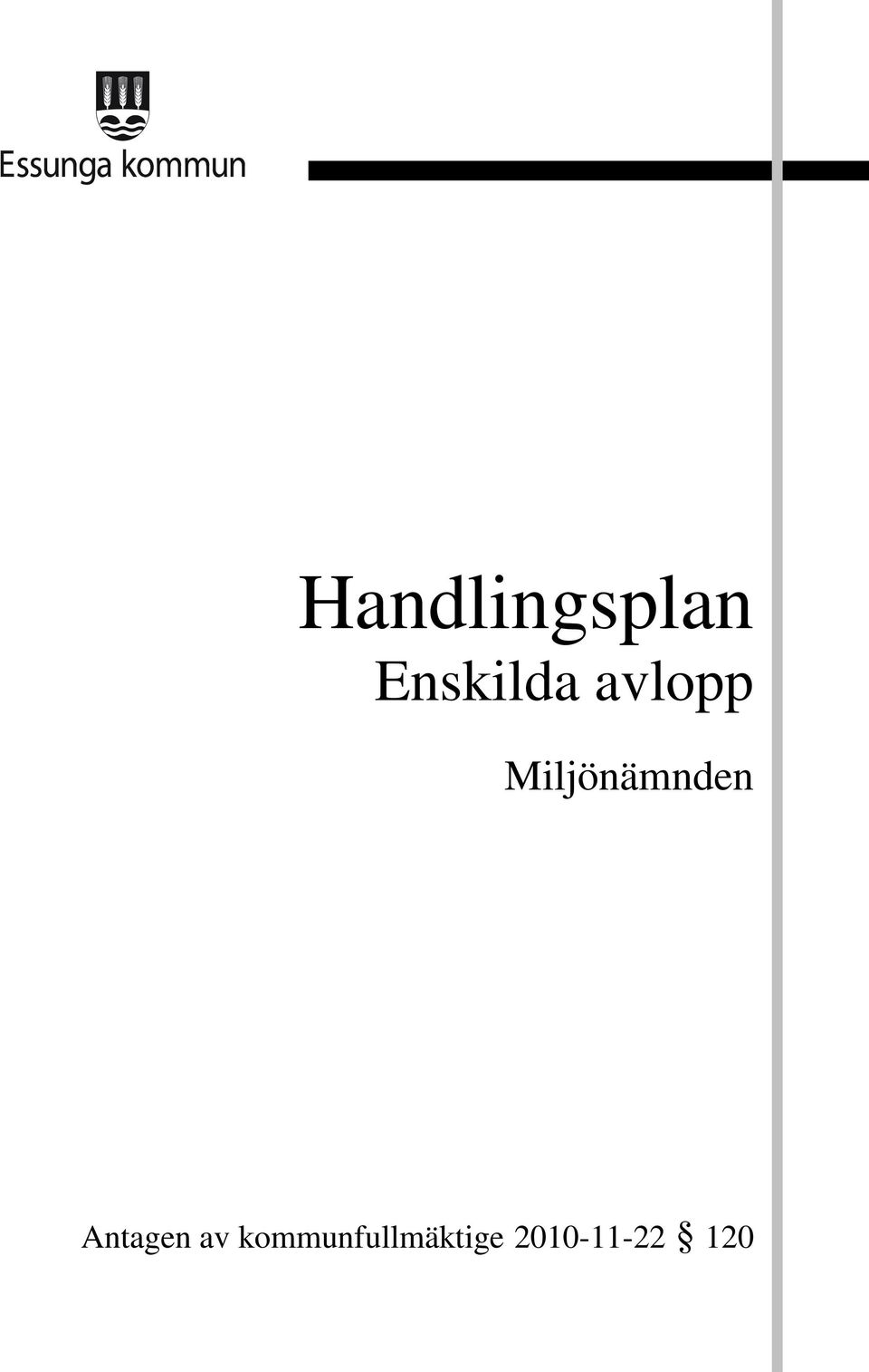 Miljönämnden Antagen