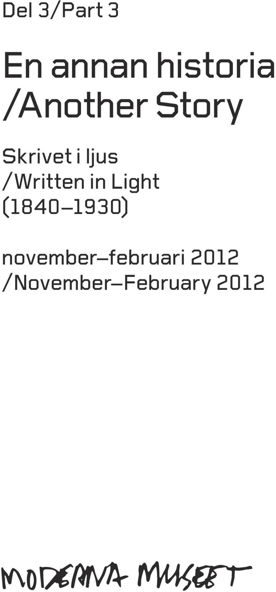 /Written in Light (1840 1930)