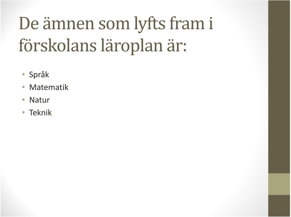 läroplan är: Språk