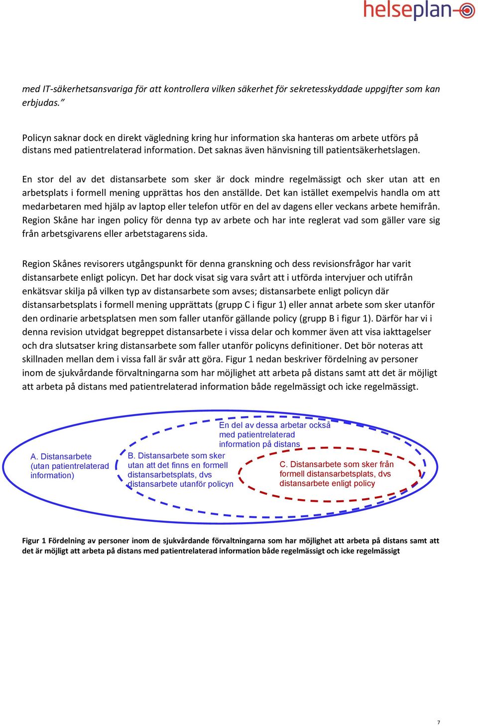 En stor del av det distansarbete som sker är dock mindre regelmässigt och sker utan att en arbetsplats i formell mening upprättas hos den anställde.