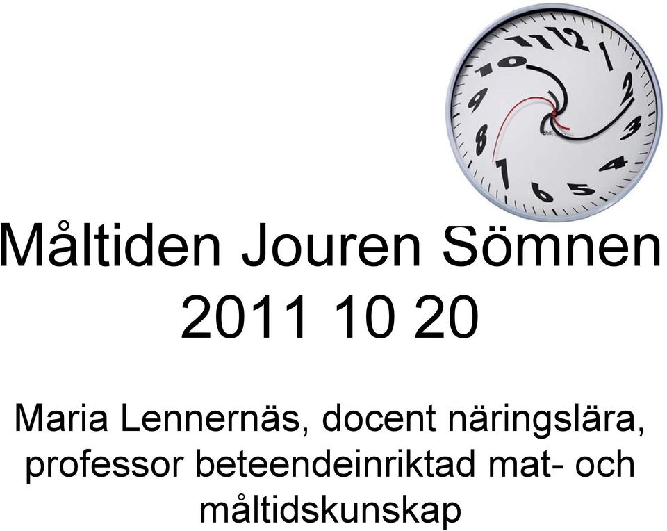 näringslära, professor