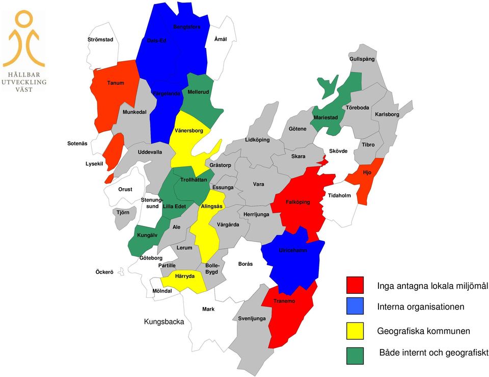 Falköping Skövde Tidaholm Tibro Hjo Ale Vårgårda Kungälv Öckerö Lerum Göteborg Partille Härryda Mölndal Bolle- Bygd Borås
