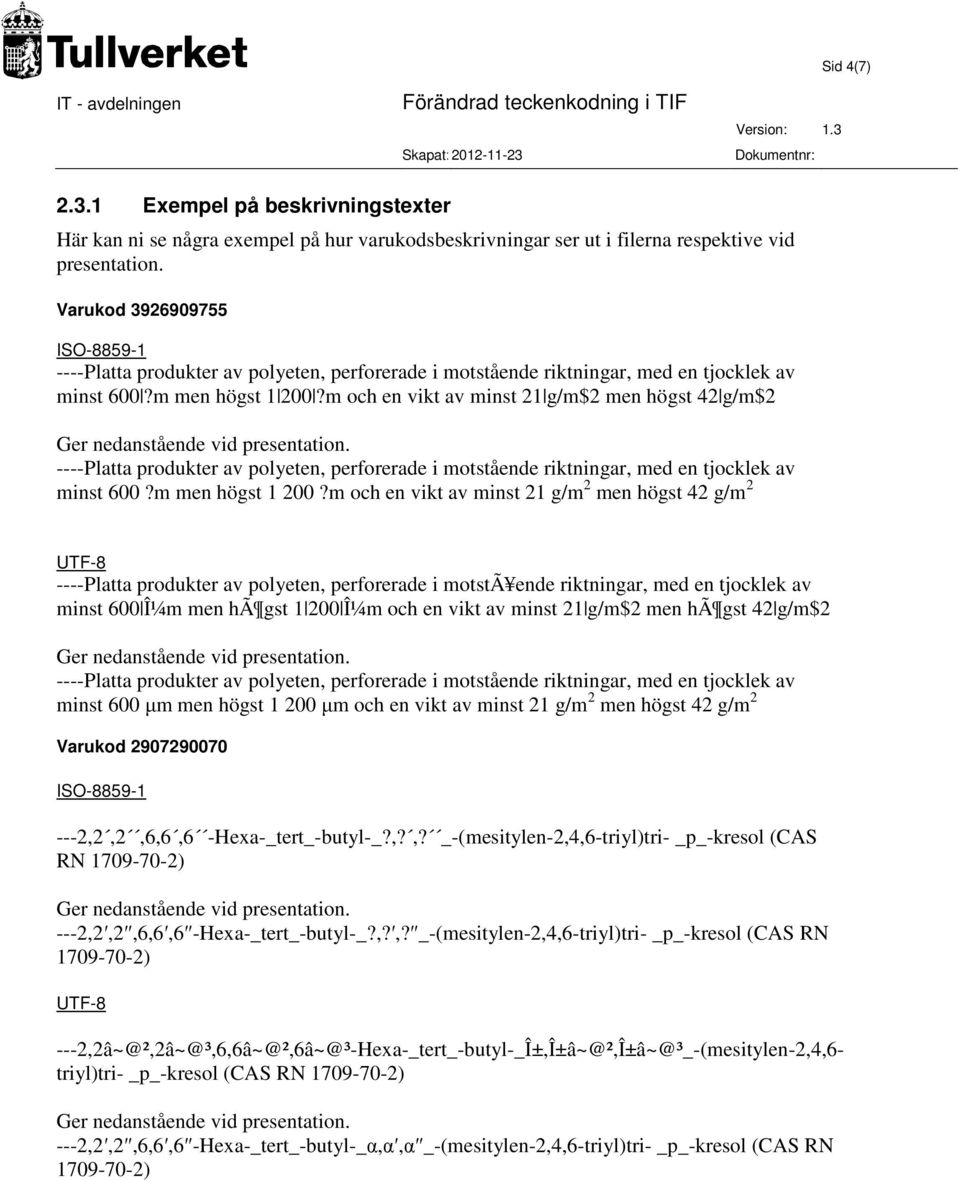 m och en vikt av minst 21 g/m$2 men högst 42 g/m$2 ----Platta produkter av polyeten, perforerade i motstående riktningar, med en tjocklek av minst 600?m men högst 1 200?