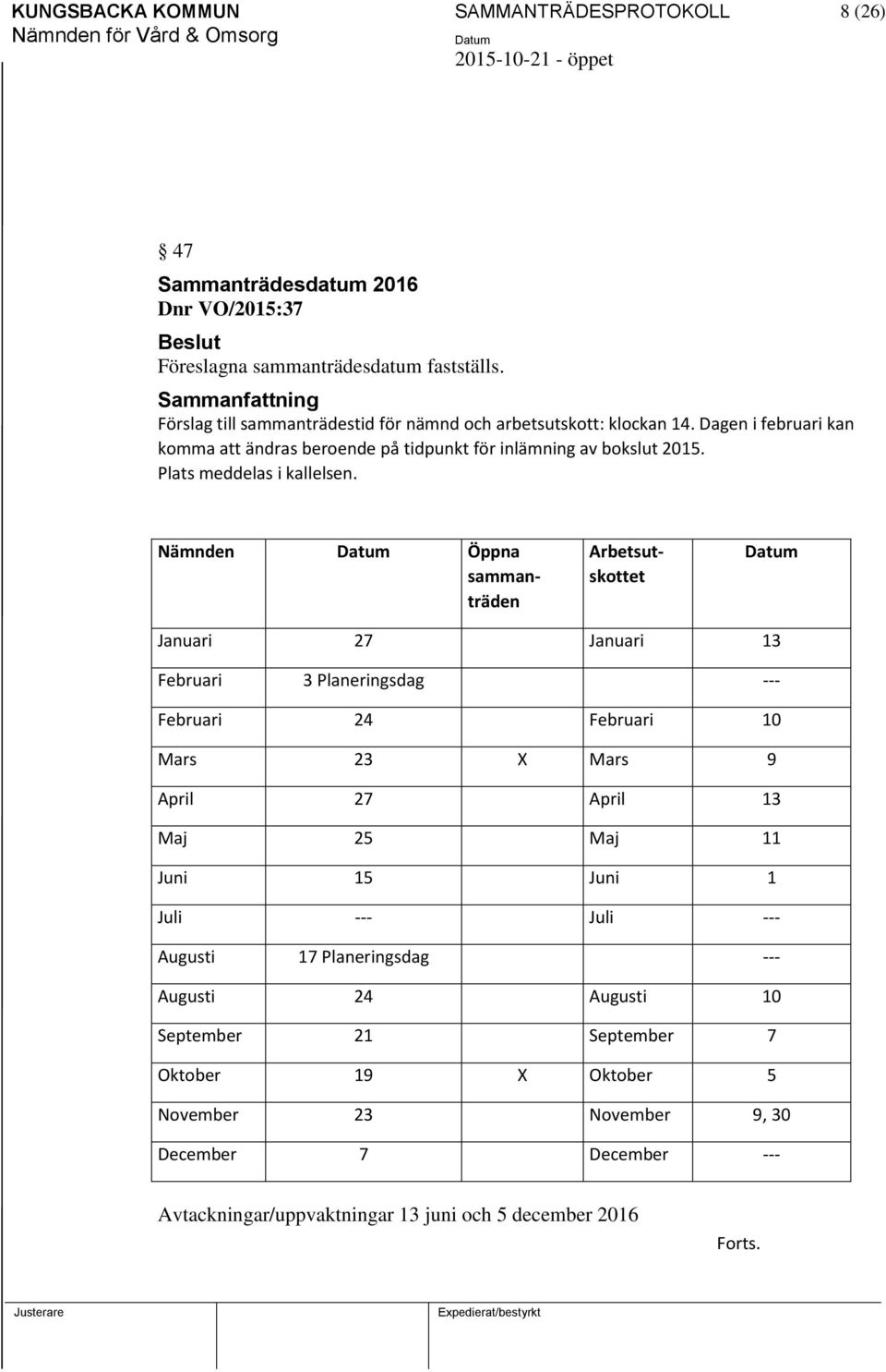 Plats meddelas i kallelsen.