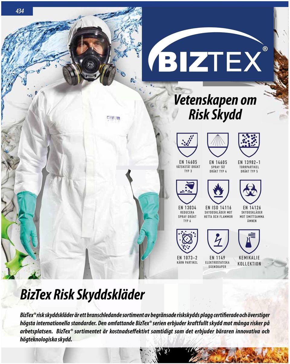 Skyddskläder BizTex risk skyddskläder är ett branschledande sortiment av begränsade riskskydds plagg certifierade och överstiger högsta internationella standarder.